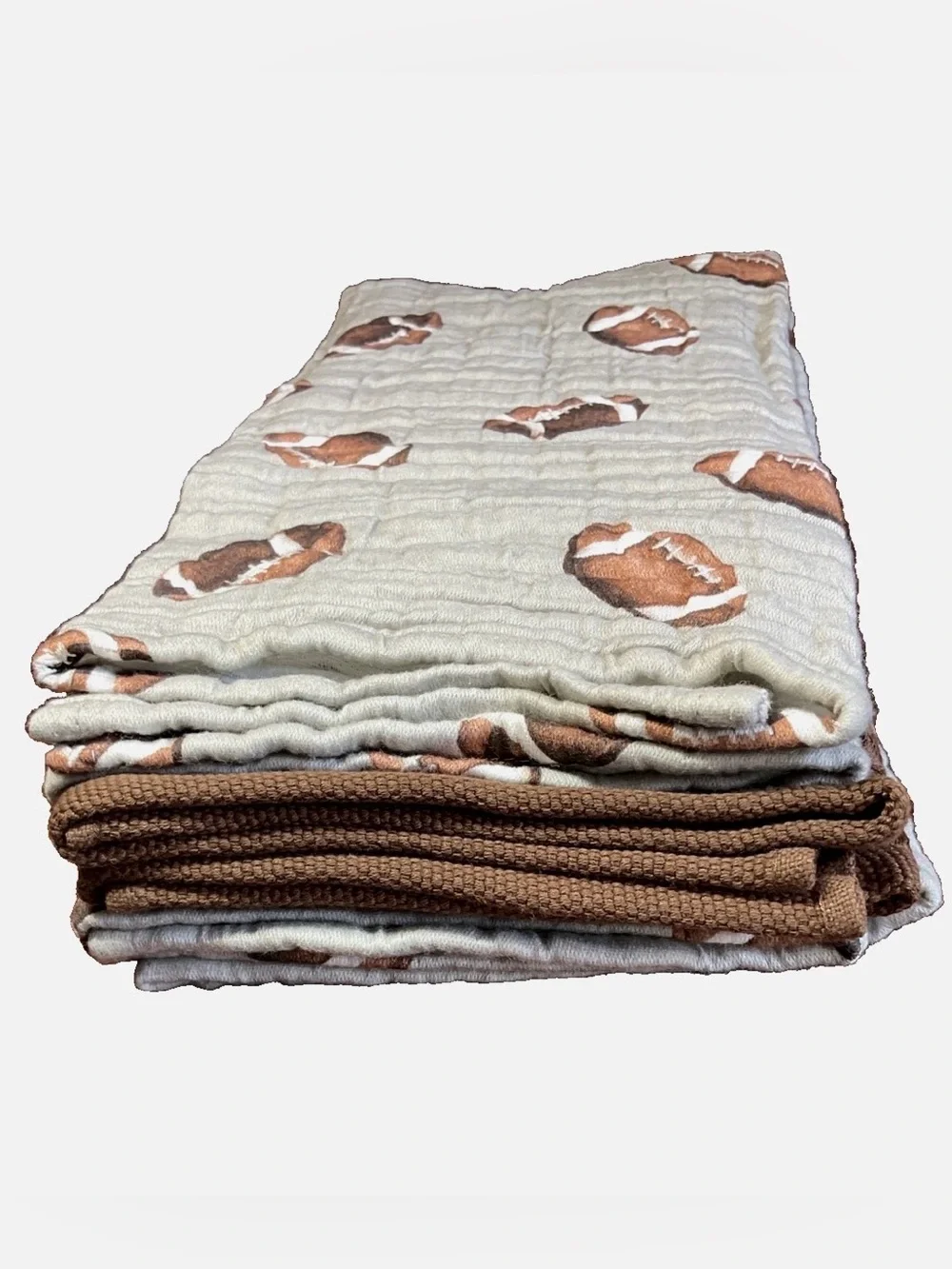 🆕 Brooks Brothers Football Kitchen Towels 3 Pack
